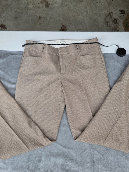 Banana Republic Pants - Bannana Republic Sloan Fit Tan Women's Tailored Pants Sz. 10 Stretch